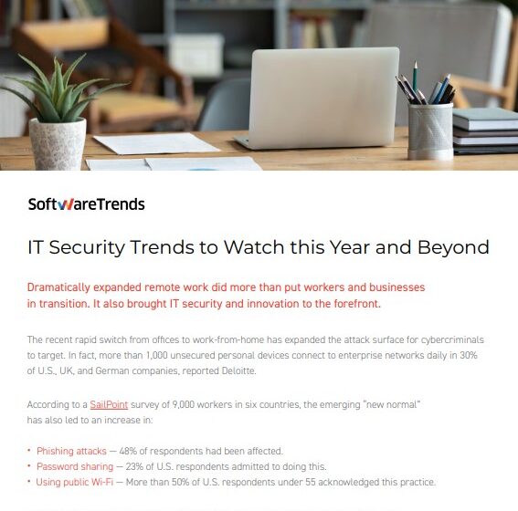  IT Security Trends to Watch this Year and Beyond