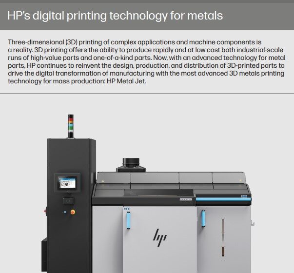 Technical Whitepaper: HP Metal Jet Technology